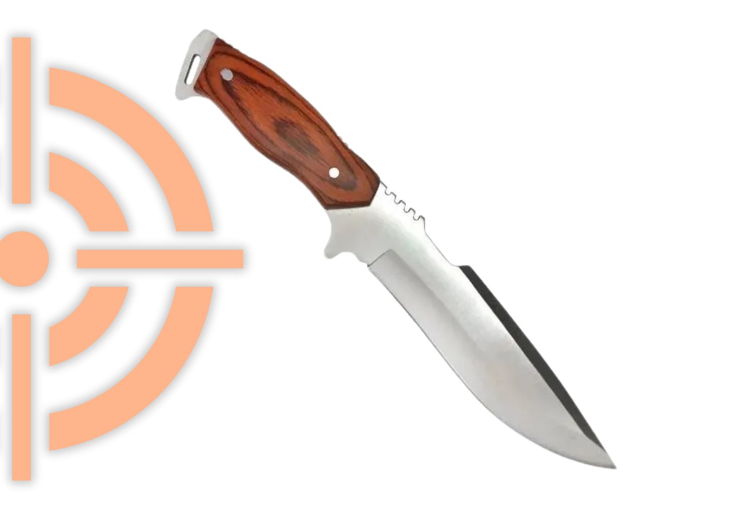 FACA ESPORTIVA XINGU COM CABO DE MADEIRA - REF.: XV2344