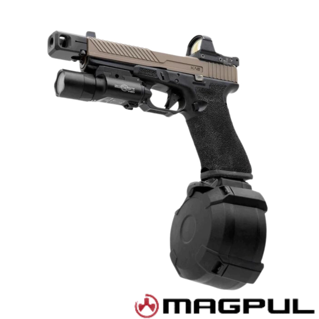Carregador Magpul Drum 9mm com capacidade para 50 Tiros