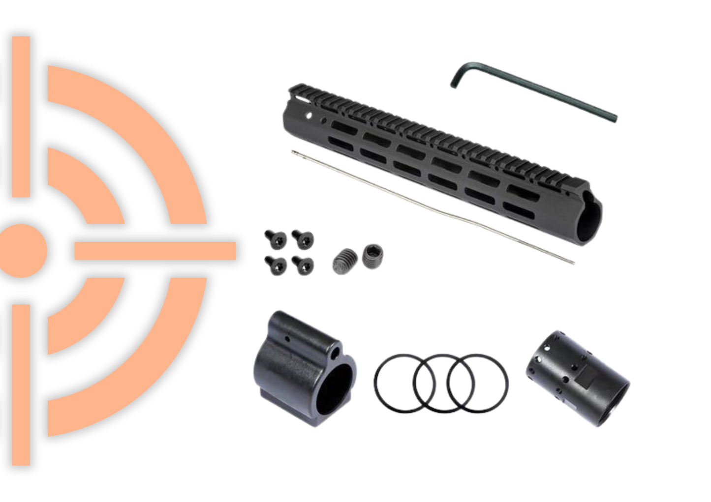KIT HAND GUARD MLOK AR15 FIRE EAGLE