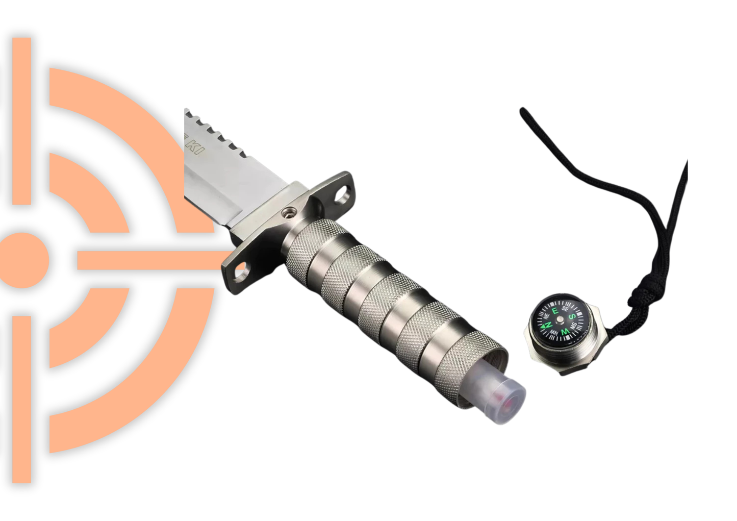 FACA TÁTICA BRASWEI BW-7048 PRATA