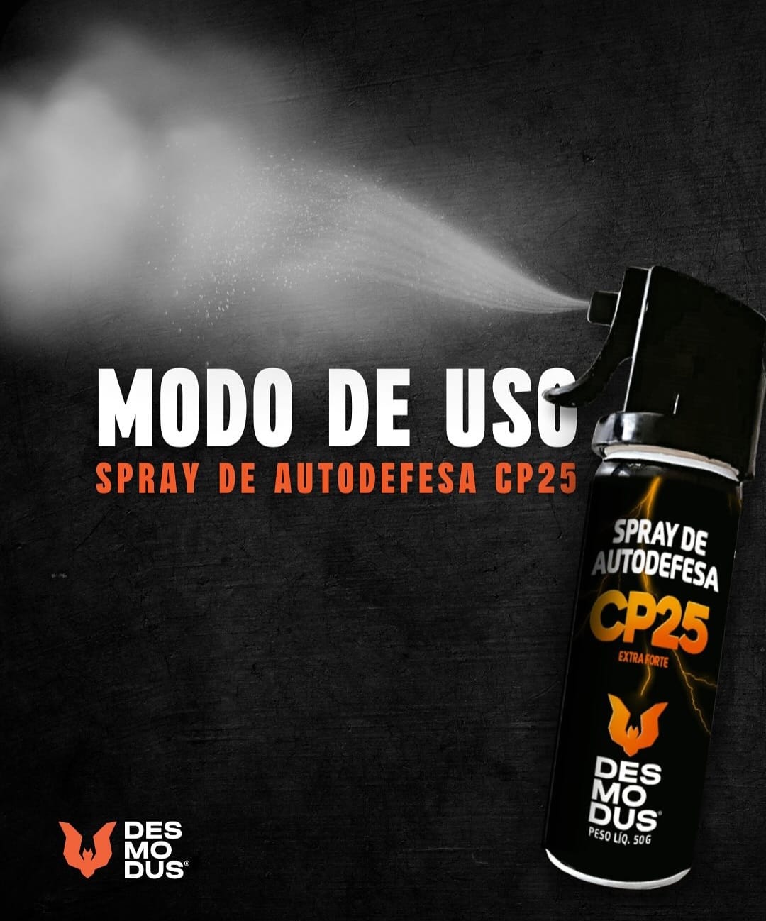 SPRAY DE AUTODEFESA DESMODUS