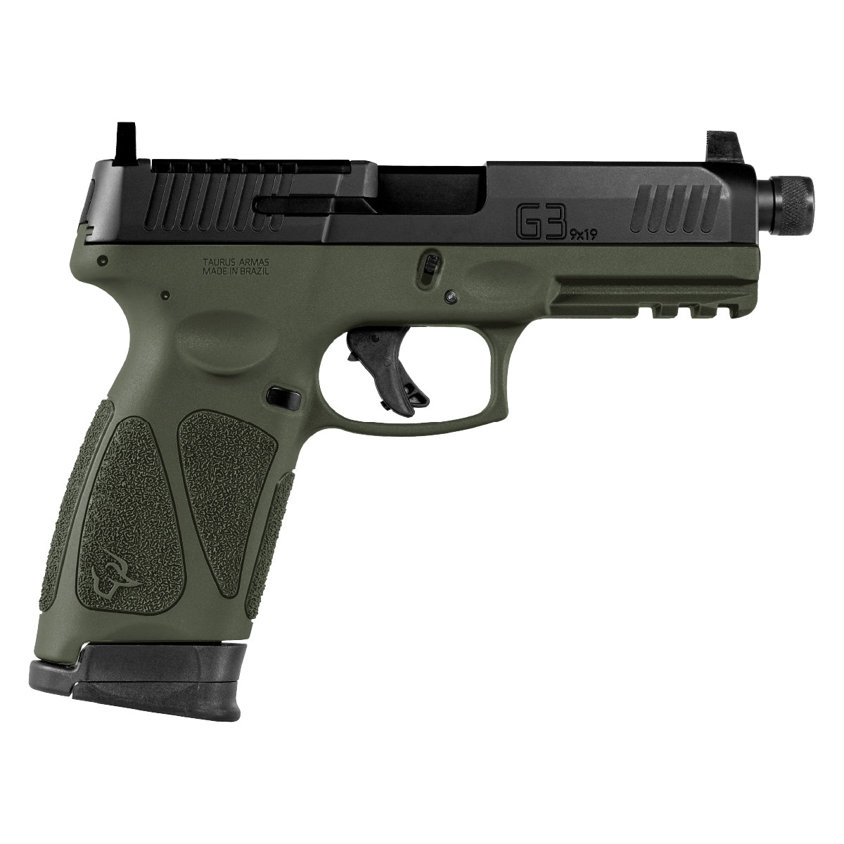 FRAME (ARMAÇÃO) PISTOLA G3 VERDE - 0RIGINAL TAURUS