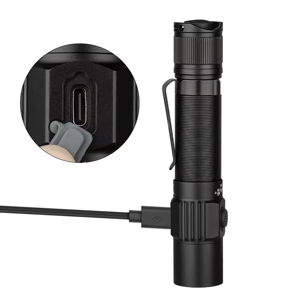 LANTERNA TÁTICA TRUSTFIRE T10R - RECARREGÁVEL