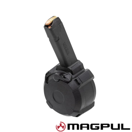Carregador Magpul Drum 9mm com capacidade para 50 Tiros