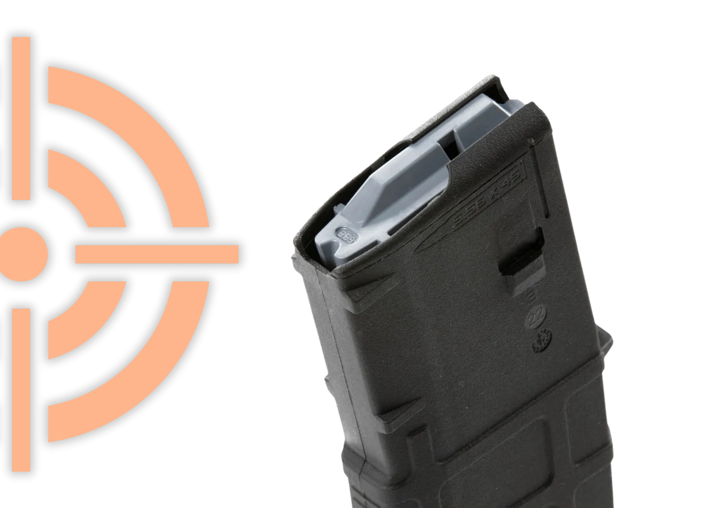 Magpul AR15 Magazine, 30-Round Capacity, Caliber 5.56x45, Black