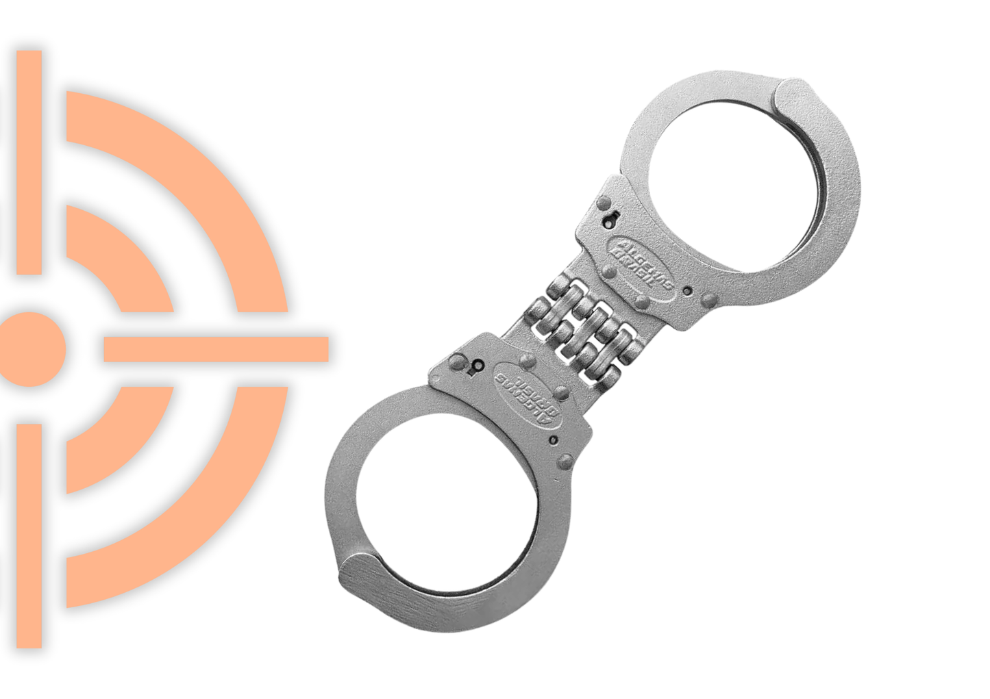 Silver hinged handcuffs - Handcuffs Brazil