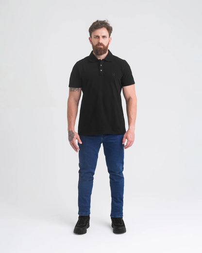 CAMISA POLO DIVISION LIGHT INVICTUS - PRETA