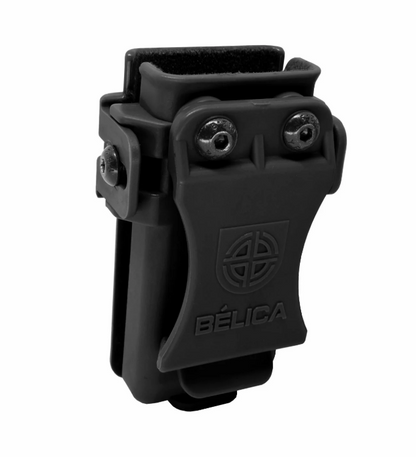 PORTA CARREGADOR VELADO EM POLÍMERO BÉLICA - PRETO