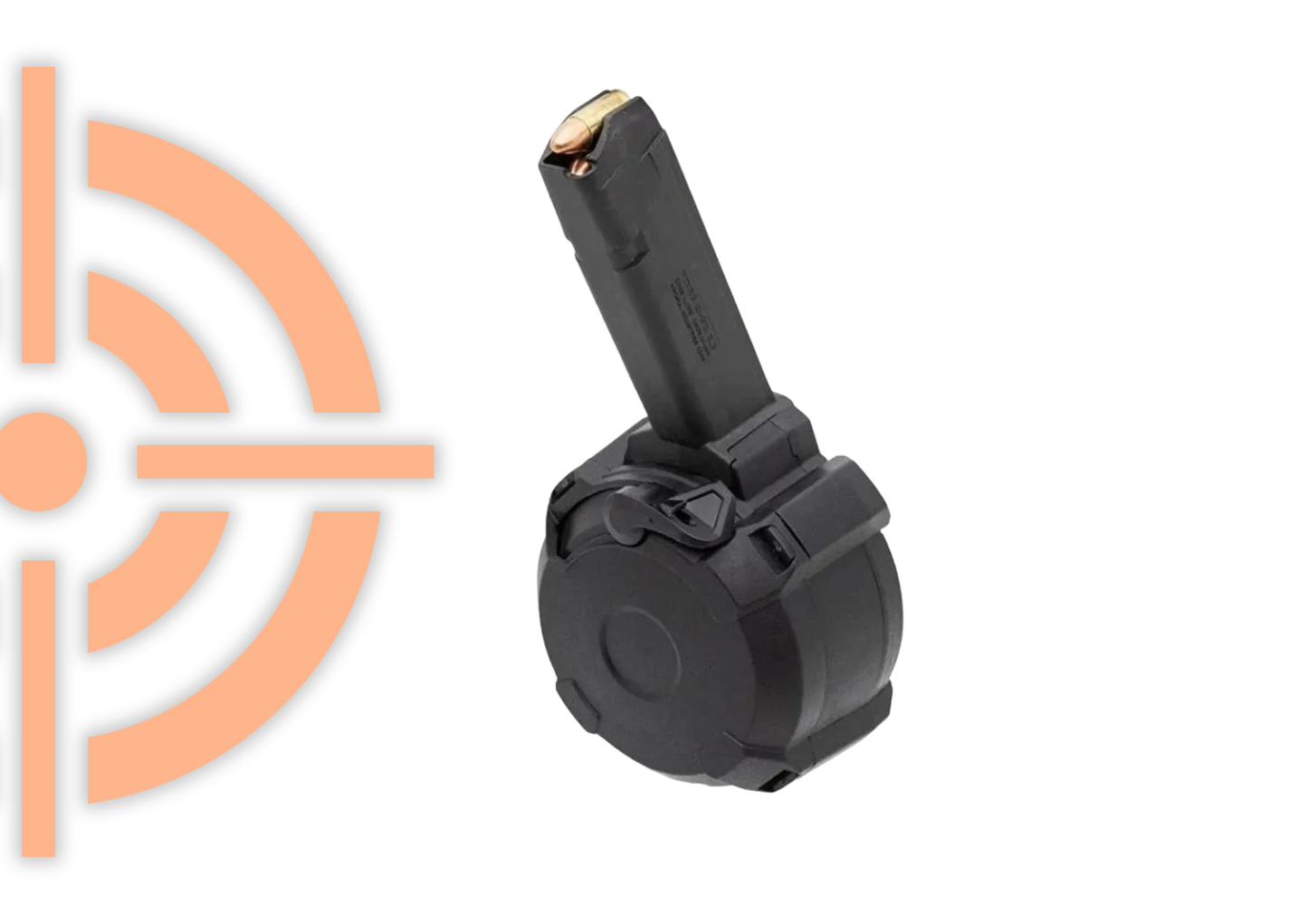 CARREGADOR GLOCK MAGPUL DRUM D-50 GL9 CALIBRE 9MM 50 TIROS