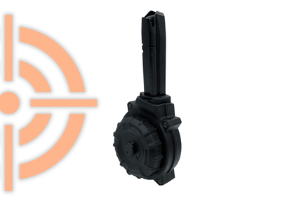 CARREGADOR PROMAG TIPO DRUM PARA PT100 50 TIROS .40 SW