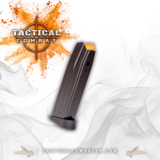 Carregador MEC-GAR PT TH40 Calibre .40 S&W Capacidade: 15 tiros