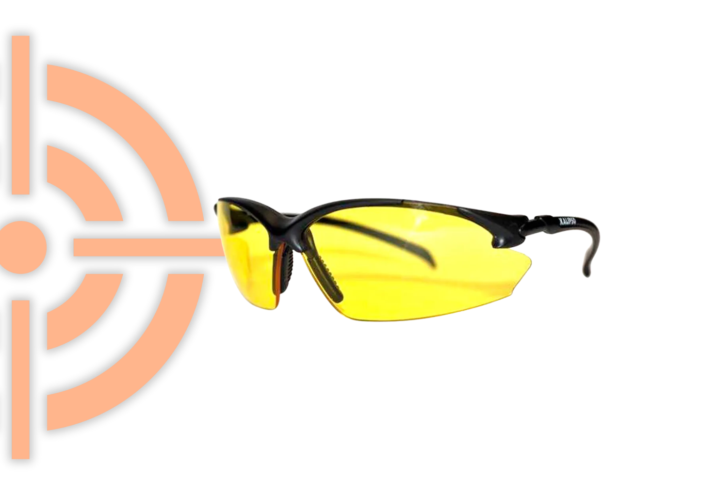 ÓCULOS DE PROTEÇÃO PARA PRÁTICA DE TIRO - AMARELO