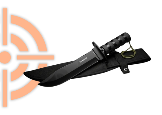 FACA TÁTICA BRASWEI BW-7048 PRETA