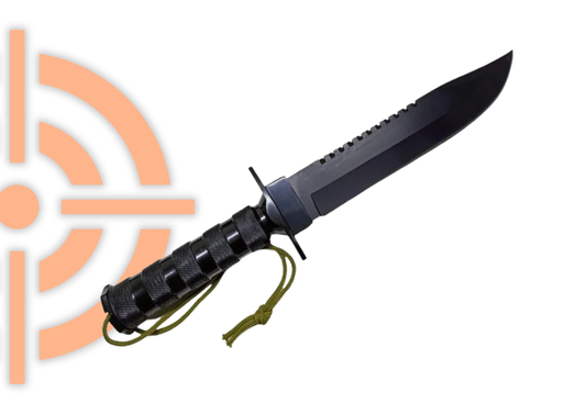 FACA TÁTICA BRASWEI BW-7048 PRETA