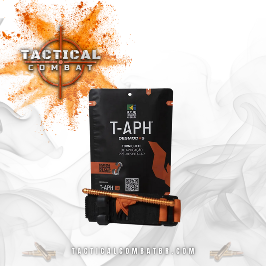 TORNIQUETE TÁTICO DESMODUS T-APH LARANJA