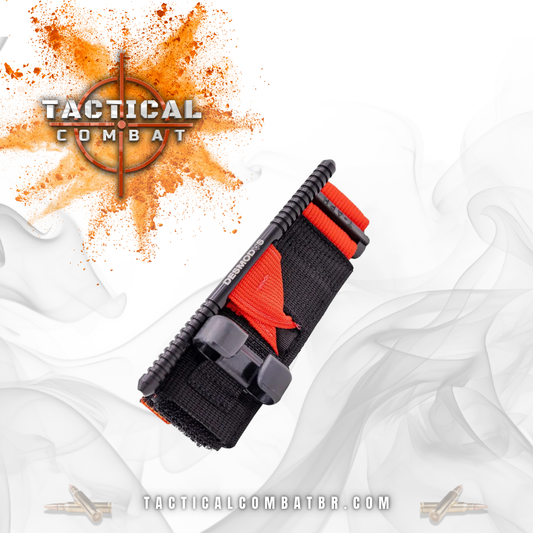 TORNIQUETE TÁTICO DESMODUS T-APH VERMELHO